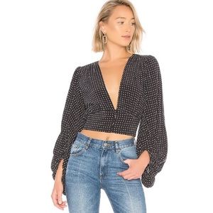 Equipment Sola Polka Dot Blouse